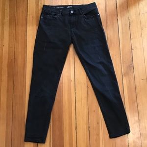 Loft Relaxed Skinny Black Jeans